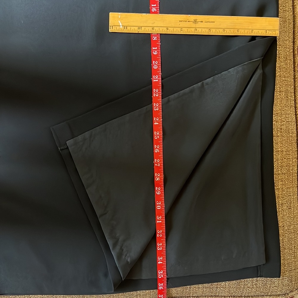 Black A-Line Long Skirt - Picture 4 of 14